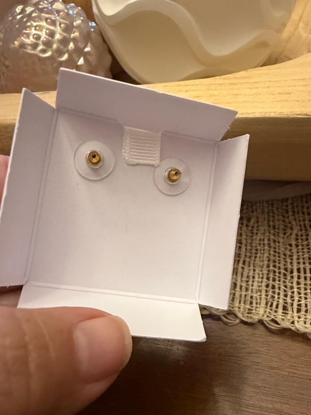 Bella Jack Multi Color Stone Wreath Stud Gold Tone Earrings - Picture 4 of 5